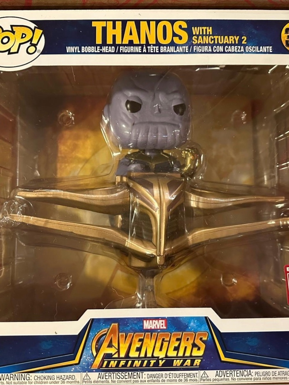 Funko Pop! Thanos with Sanctuary 2 - Purple & Gold Vinyl Figure